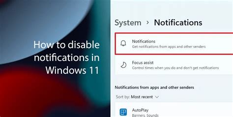 Disable notifications system