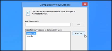 Disable or Reconfigure Compatibility Mode