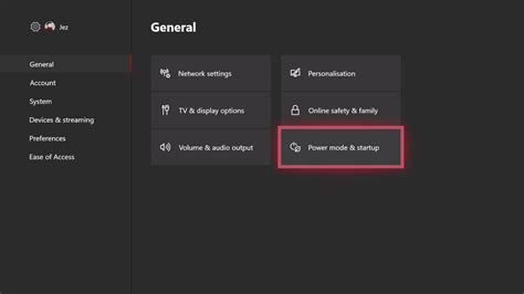 Disable standby mode on Xbox One