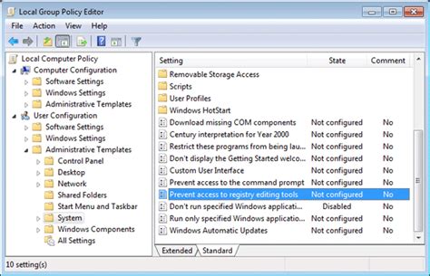Disabling Programs From the Registry Editor