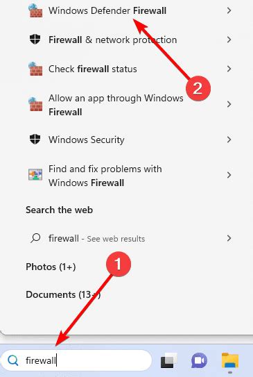 Disabling the firewall for specific apps