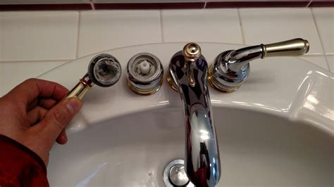 Disassembling Moen shower faucet
