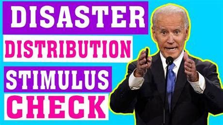 Disaster Distribution Stimulus Check