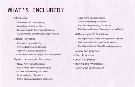 Disclosure guidelines for ambassadors