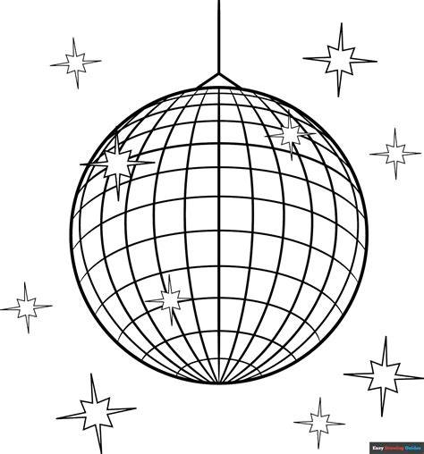Disco Ball Coloring Page