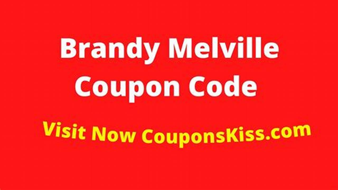 Discount Code For Brandy Melville 2024