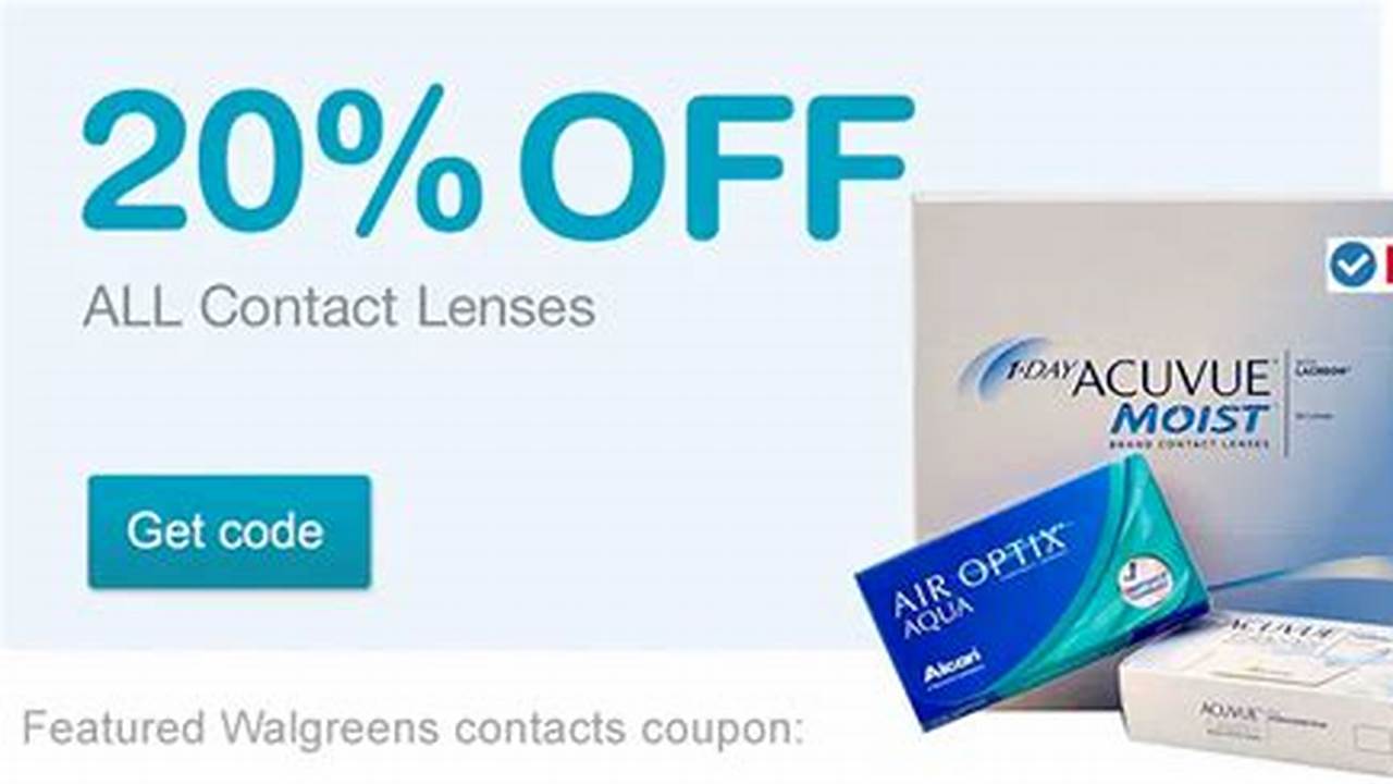 Discount Contacts Coupon Code 2024 20%
