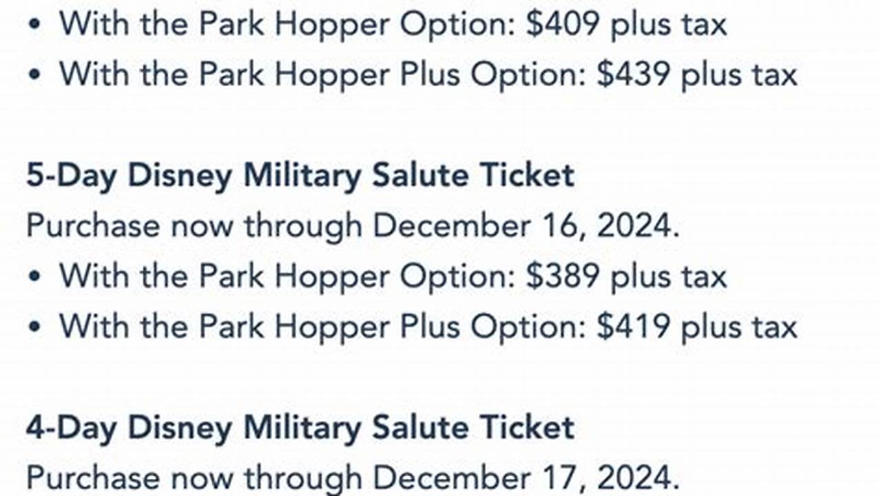 Discounted Disney Tickets 2024