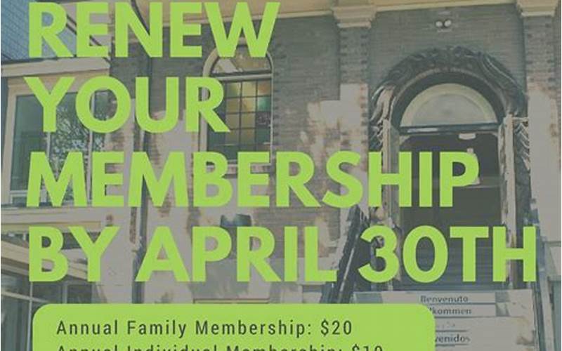 Discounted Membership Renewal