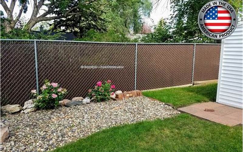 Discover The Ultimate Privacy Solution With Chain Link Privacy Fence From Menards!