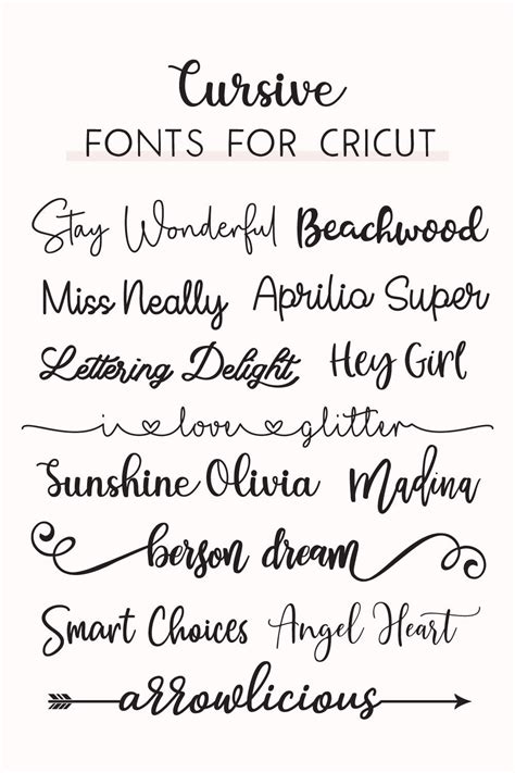 Discover the Secrets of Cursive Fonts on Cricut Access!