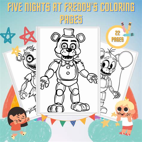 Discovering Different Types of Fnaf Coloring Books