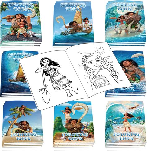 Discovering Different Types of Moana Coloring Books