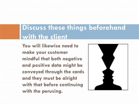 Discuss everything with your client beforehand