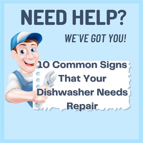 Dishwasher Repair Washington DC - Common Signs Image