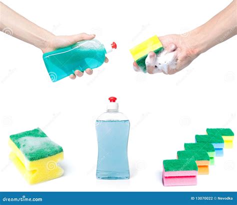 Dishwashing Tools With Detergent