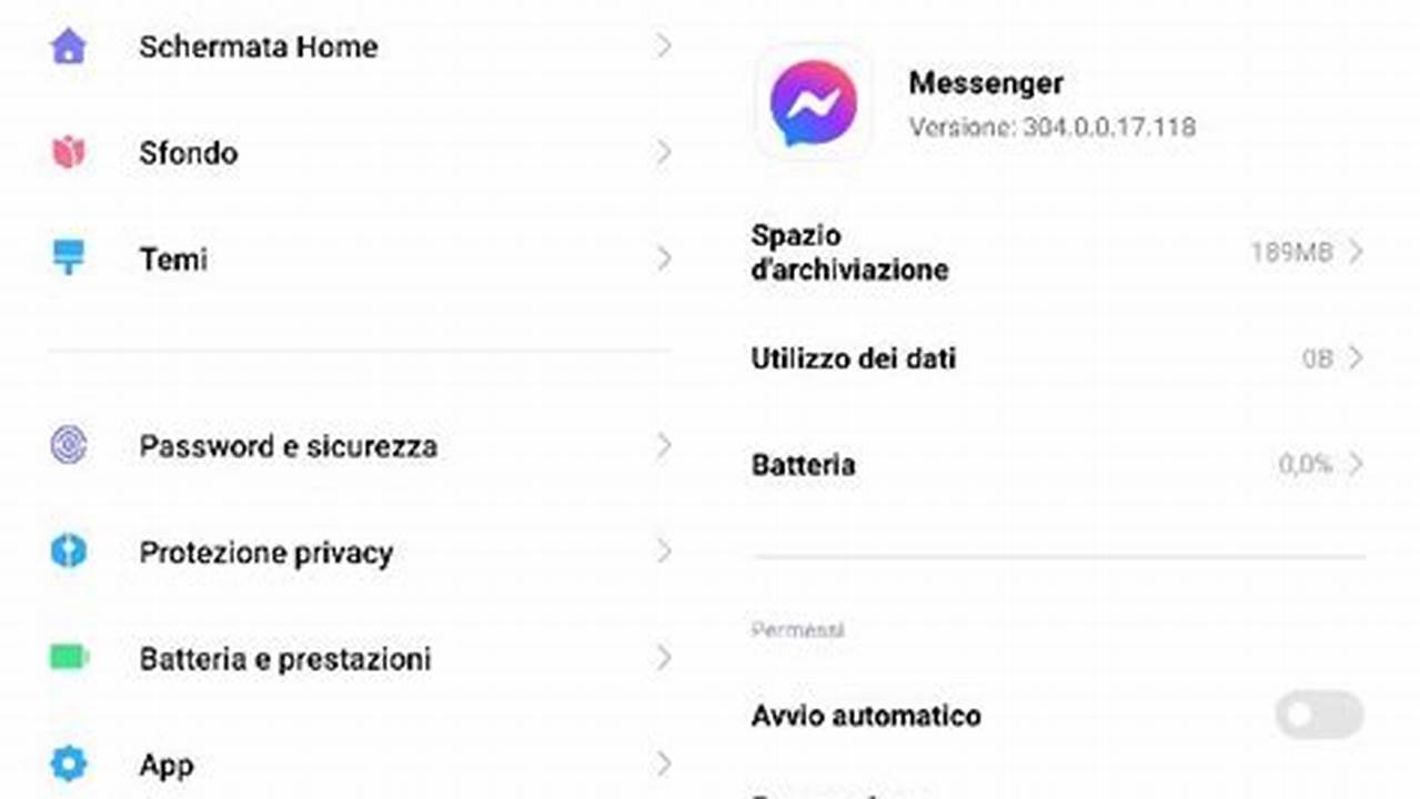 Disinstallare E Reinstallare L'app Di Messenger, IT Messaggi