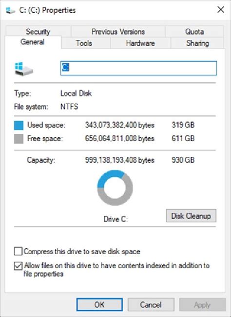 Disk space optimization