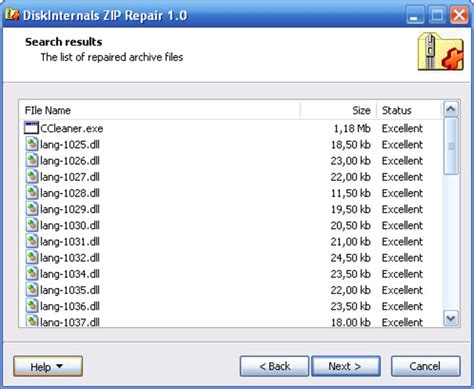 DiskInternals ZIP Repair