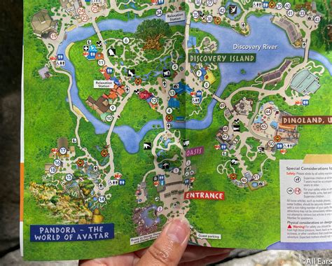 Disney Animal Kingdom Map 2021