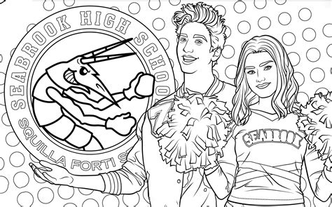Disney Channel Disney Zombies 2 Coloring Pages