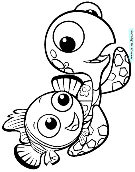 Finding nemo free to color for children Finding Nemo Kids Coloring Pages