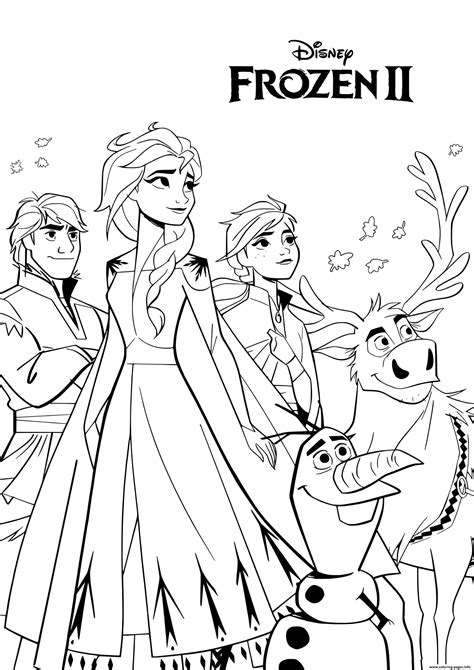 21 Sites With Frozen 2 Coloring Pages For Free