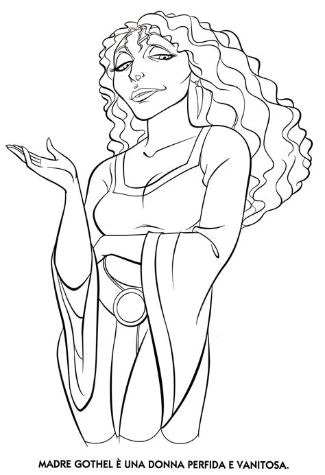 ️Mother Gothel Coloring Pages Free Download Gambr.co