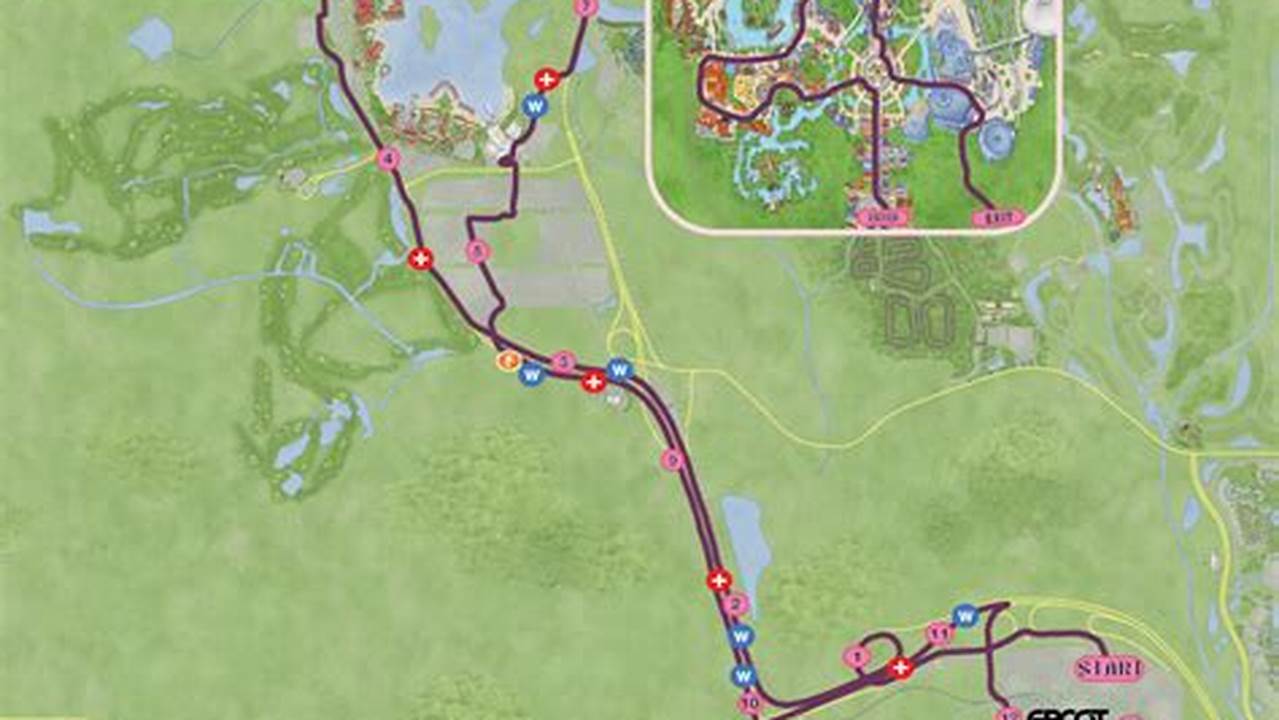 Disney Princess Half Marathon Course Map 2025