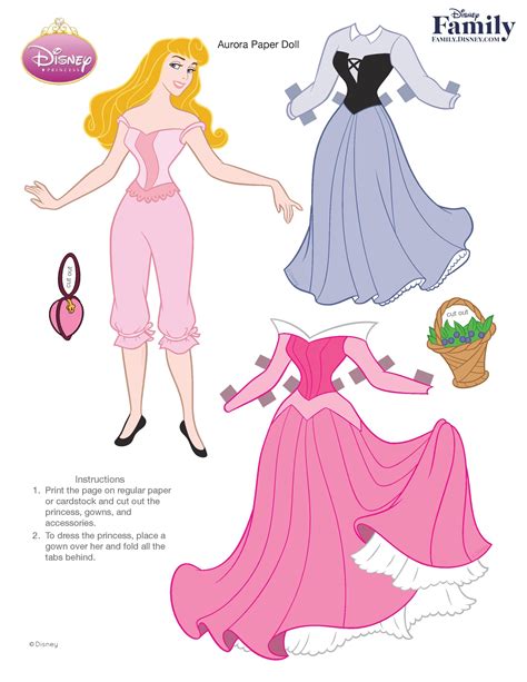 Disney Princess Printable Paper Dolls