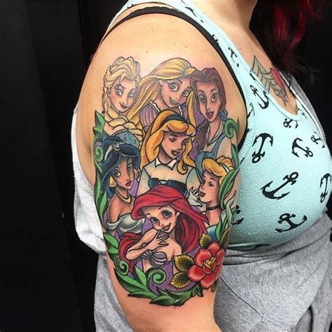 These 130+ Disney Princess Tattoos Are the Fairest of Them