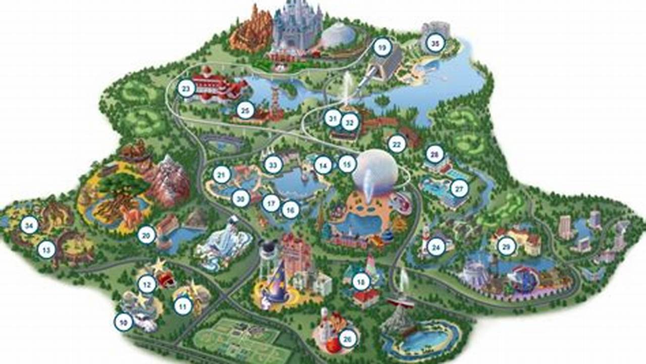 Disney World Resorts Map 2025