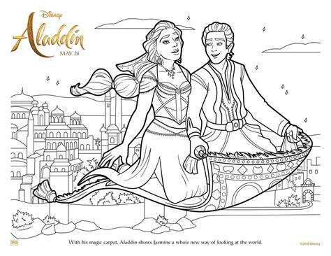 Disney Aladdin 2019 Coloring Pages