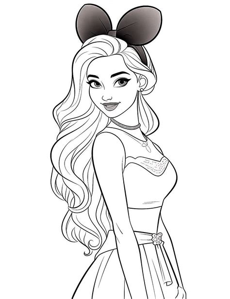 Disney Barbie Coloring Pages