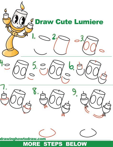 Disney Cartoon Characters Drawing Step By Step
