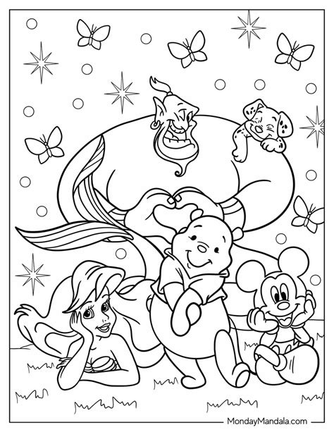 Disney Cartoon Coloring Pages