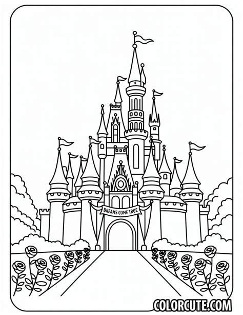 Disney Castle Coloring Pages