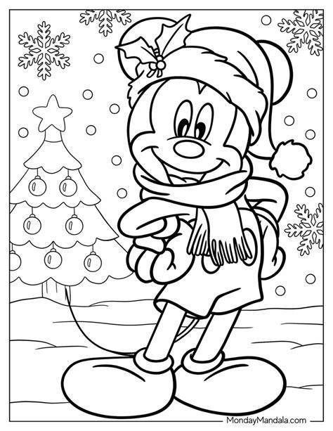 Disney Christmas Coloring Pages Easy