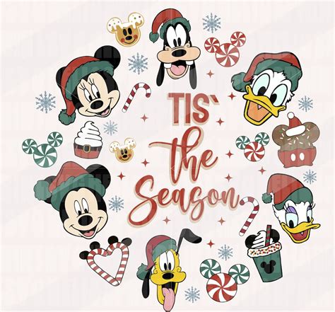 80+ Disney Christmas Svg, Disney Christmas Svg Free. Christmas Disney Characters Svg Santa Claus Svg Bundle