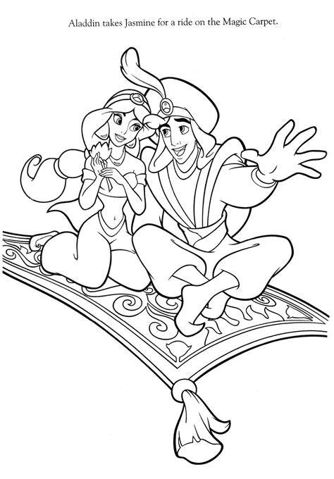 Disney Coloring Pages Aladdin