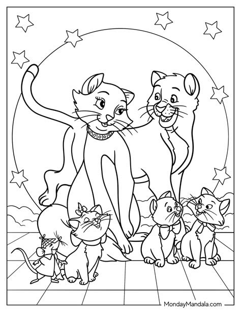 Disney Coloring Pages Aristocats