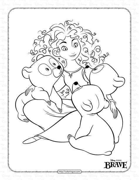 Disney Coloring Pages Brave
