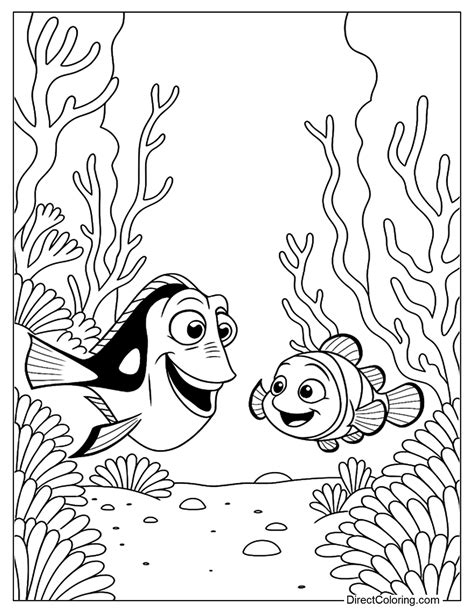 Disney Coloring Pages Dory