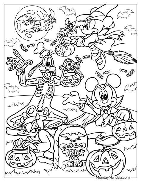 Disney Coloring Pages Halloween Printable