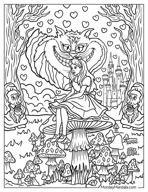 Disney Coloring Pages Hard