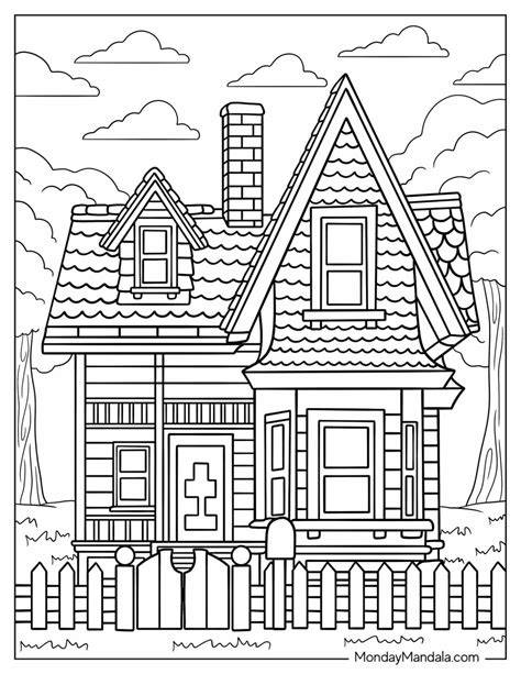 Disney Coloring Pages House