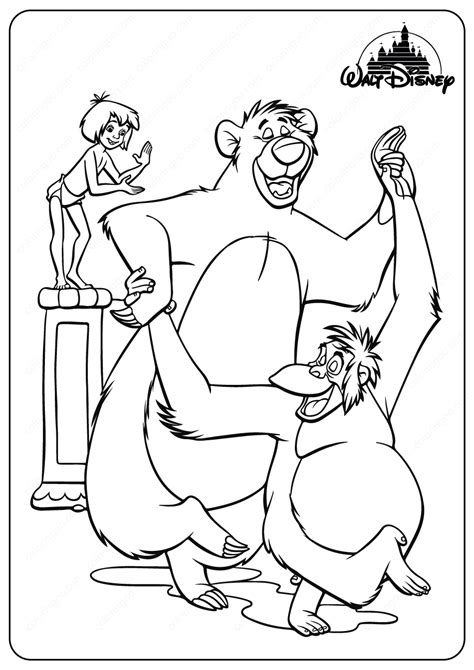 Disney Coloring Pages Jungle Book