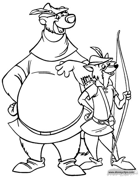 Disney Coloring Pages Robin Hood