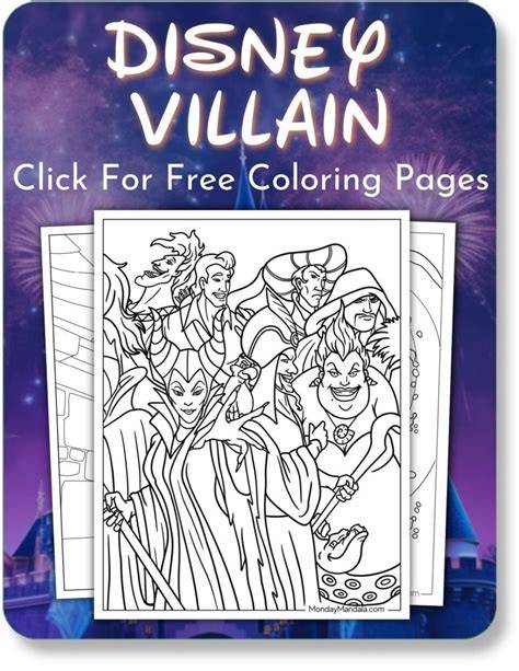 Disney Coloring Pages Villains