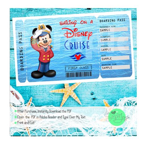 Disney Cruise Printables